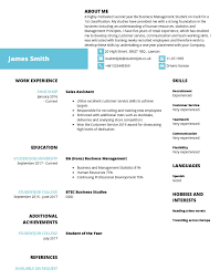 You need to write a curriculum vitae for job applications, but where do you start? Cv Examples And Cv Templates Studentjob Uk