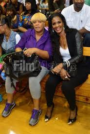 Debra Antney and Mama Dee attend the celebrity basketball game at...