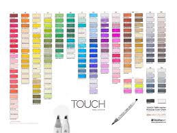 all individual shinhan art touch twin brush markers list