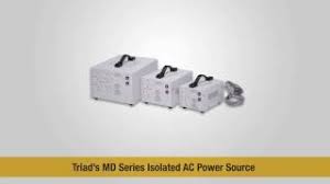Triad Magnetics MD Series Isolated AC Power Source - YouTube