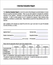 Inform candidates whether they were selected for promotion. Free 8 Sample Job Evaluation Reports In Ms Word Pdf