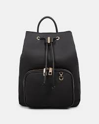 Celine Dion Nylon Sac A Dos Convertible 2 En 1 Avec Protection Rfid Noir