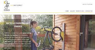 Horizontal bike lift hoist garage bicycle storage pulley. Bicycle Lift Parkis Innovative Bike Rack