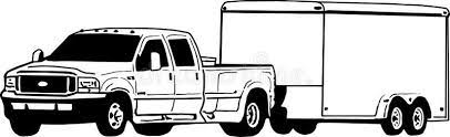 View lease or personal rental agreement of automobile with option to purchase. Dually Pickup Truck And Enclosed Trailer Illustration Dually Ford Pickup Truck Sponsored Affiliate Paid Truck Coloring Pages Dually Trucks Pickup Trucks