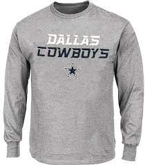 Dallas Cowboys Mens Grey Dash Long Sleeve T Shirt 26 95 Long Sleeve Tshirt Men Dallas Cowboys Dallas Cowboys Gear