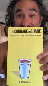“The Courage to Share: Escaping a Cult, Finding Voice, Building Community”  is available for preorder NOW. This book is a love story that will inspire  your relationships, career, and art.