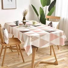 Search for tablecloths online at lincraft to find the perfect match for your dining table. Buy Modern Homes Printed Cotton Tablecloth For Dining Table Patio Table Picnic Table Hotel Buffet Table Blush Pink Table Cover 55x55 Inches 4 Seater Online At Low Prices In India Amazon In