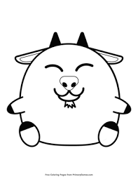 Download or print this amazing coloring page: Chinese Zodiac Sheep Coloring Page Free Printable Pdf From Primarygames