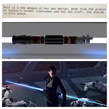 Maybe you would like to learn more about one of these? Decided To Make Rey S Lightsaber From The Original Episode 9 Script Concept Art Attached Below Starwars