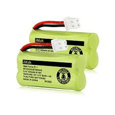 imah bt183342 bt283342 2 4v 400mah ni mh battery pack also compatible with at t vtech cordless phone batteries bt166342 bt266342 bt162342 bt262342