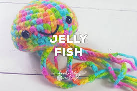See more ideas about knitting patterns, knitting, digital pattern. Rainbow Jellyfish Free Crochet Amigurumi Pattern Hooked By Robin