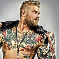 Chest Tattoos For Men Chest Tattoo Men Josh Mario John Beard Tattoo