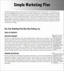 Simple Marketing Plan Template Luxury 32 Free Marketing Strategy Planning Template Pdf Business Plan Sample Pdf Business Plan Template Marketing Plan Template