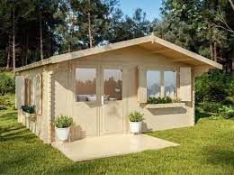 chalet de jardin calgary 18m2 44mm chalet de jardin direct abris chalet de jardin chalet de jardin habitable cabane jardin