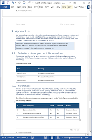A white paper template with or without lines can be used for different purposes; 15 X White Paper Templates Ms Word Templates Forms Checklists For Ms Office And Apple Iwork