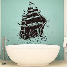 Ship anchor decorations for bathroom. Mobel Wohnen Ship Boat Anchor Naval Sailing Wall Art Decal Sticker Living Room House Decor V3 Dekoration