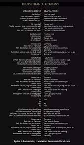 Song of germany), officially titled das lied der deutschen (the song of the germans), or part of it, has been the national anthem of germany since 1922.in east germany, the national anthem was auferstanden aus ruinen (risen from ruins) between 1949 and 1990. Pin Di Cheri Selbee Su Rammstein Celebrita