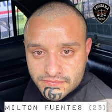 Today dayshift patrol officers located a stolen vehicle in the area of  Valley and Cherry. Milton Fuentes (25) was arrested for driving a stolen  vehicle and for being possession of several stolen