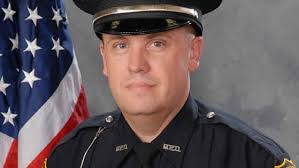 Patrolman Todd Booth is retiring after 33 years of service