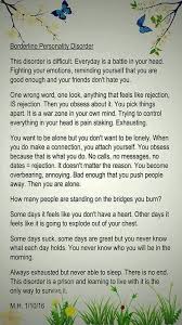 Pin By Celeste On Borderline Personality Disorder Borderline Personality Disorder Mental Disorders