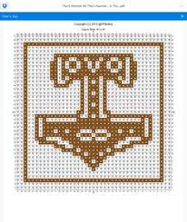Free downloadable cross stitch patterns for beginners and intermediate stitchers. Viking