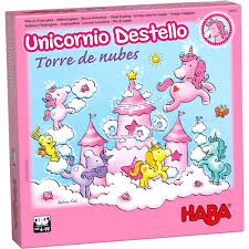 Excelente pagina de juegos para el desarrollo de las cualidades y destrezas de los ninos de edades comprendidas entre 3 y 5 anos. Juego Torre De Nubes Unicornio Destello Haba Juguetes Para Ninos