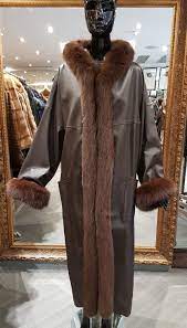 90s Vintage Leather And Fox Fur Coat Hooded Women S 2xl Https Etsy Me 2zojsvk Clothing Women Jacket Brown 2x Yes Funkyfurrier Realfurcoat Vintage Shuba