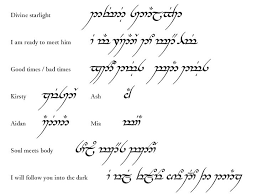 Lord Of The Rings Lingo Lord Of The Rings Tattoo Elvish Aesthetic Words