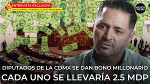 Diputados de CDMX se asignan BONO MILLONARIO de 300 mdp