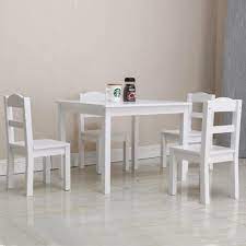 White, we ship nationwide, any modern dining room tables and chairs furniture. New Style Kids White Square Table And 4 Chair Play Set Wood Play Room Furniture Ebay