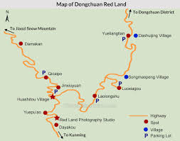 Start by marking red land, black land as want to read Dongchuan Red Land Kunming Yunnan Visit Route Time Map