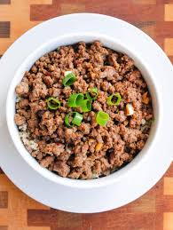 15 Minute Quinoa And Korean Beef Bowl Smile Sandwich Beef Recipes Recipes Korean Beef