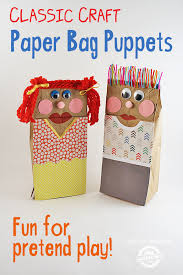 I get this question all the time! Classic Craft Making Paper Bag Puppets