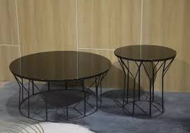 Buy coffee table legs and get the best deals at the lowest prices on ebay! China Home Furniture Round Black Tempered Glass Coffee Table With Metal Legs Photos Pictures Made In China Com