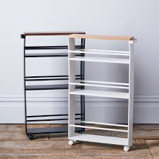 4.6 out of 5 stars. Steel Wood Top Slim Storage Cart On Food52