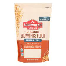 Arrowhead Mills Organic Brown Rice Flour Gluten Free 24 Ounce Bag Walmart Com
