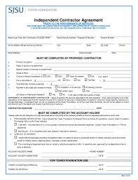 1099 form here you will find the fillable and editable blank in pdf. Fillable Online Sjsu Independent Contractor Agreement Form Fax Email Print Pdffiller