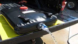If you have an airstream, you can install a modern 16 gallon tank (or even 2 tanks for 32 gallons) without major reconfiguration of your chassis frame. Husky Gray Water Bladder Tank 50 Gallon Tankandbarrel Com