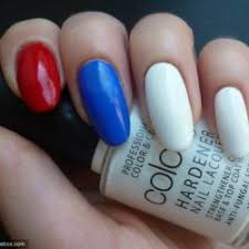Black and white nail design, white black lasting long, french manicure style, french white manicure black. Red White And Blue Nails The Best Images Bestartnails Com