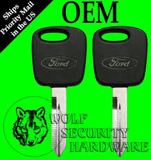 Sell Lot Of 2 Ford Oval Logo Oem Pats Transponder Rfid