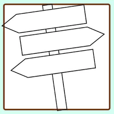 The tenancy agreement template is a kind of tenancy agreement form where the landlord and the tenant agrees on a contract. Blank Directional Signs Templates Clip Art Commercial Use By Hidesy S Clipart