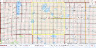 Section Township Range On Google Maps Find Parcel Panel Map Custom Map Red Dots
