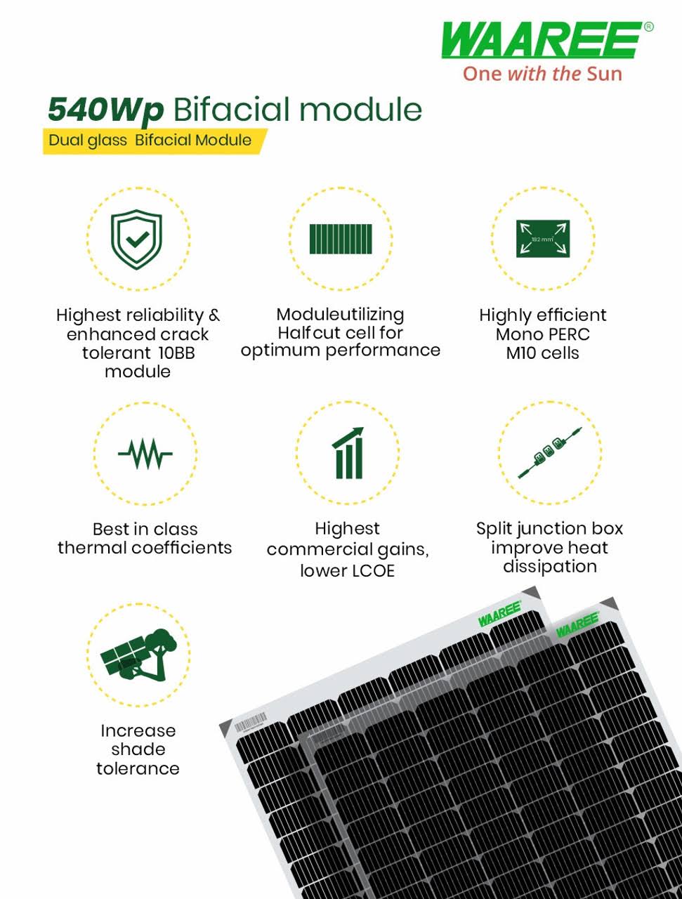 Bifacial Solar module product image