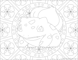 Plus, it's an easy way to celebrate each season or special holidays. 001 Bulbasaur Pokemon Coloring Page Pokemon Coloring Pages For Adults Full Size Png Download Seekpng