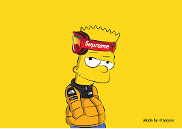 Nah, oleh sebab itu kami sudah mengumpulkan koleksi terpopuler mengenai black bart simpson supreme wallpaper yang dapat kamu jadikan contoh. Supreme Bart Simpson Wallpapers Wallpaper Cave