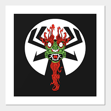 In most platforming crash games, if 3 masks are found. Aku Samurai Jack Posters And Art Prints Teepublic
