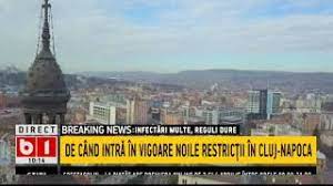Din data de 12 octombrie 2018, de la ora 22.00 până în data de 13 octombrie, ora 23.00, închiderea circulaţiei rutiere pe str. Noi Restrictii In Cluj Napoca Rata De Infectare De 7 5 La Mie Stiri B1 2 Aprilie 2021 Youtube