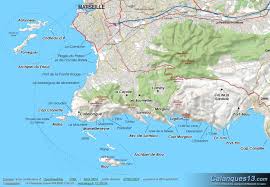 Carte Des Calanques Calanque Marseille Ville Calanques De Marseille