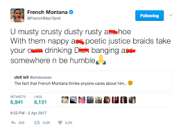 French Montana Get Big Backlash For Comment About Woman S Nappy Braids Bossip