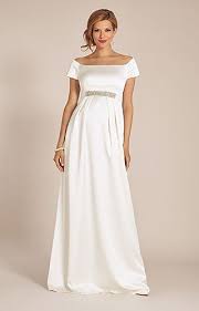 Aria Maternity Wedding Gown Ivory Maternity Wedding Dresses Evening Wear And Party Clothes By Tiffany Rose Dresses For Pregnant Women Pregnant Wedding Dress Mom Wedding Dress
